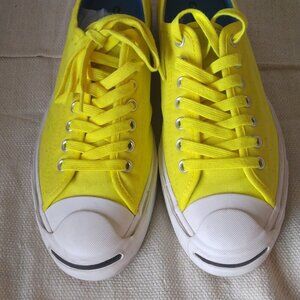Converse Jack Purcell Oxford Low Top Gold Standard Yellow Sneakers
